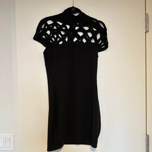 Makers of Dreams Black Cut Out Dress (Size Large)